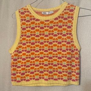 Zara sweater vest